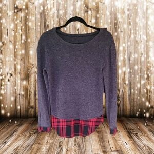 ❤️Plaid Sweater Top🖤